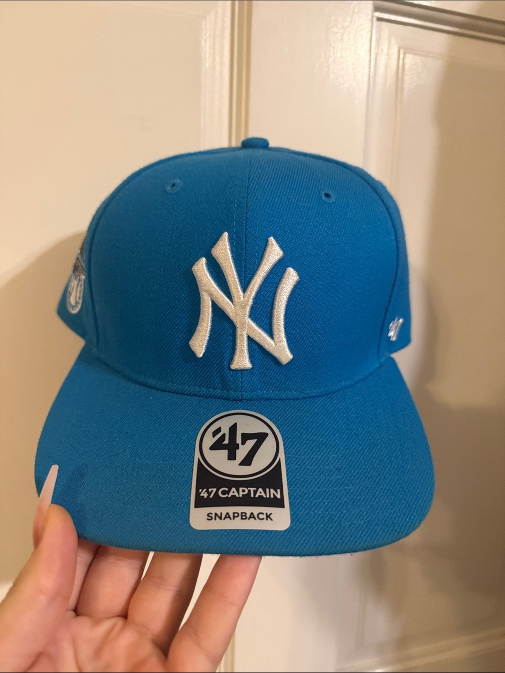 47 Teal New York Yankees Snapback Hat with White NY Logo